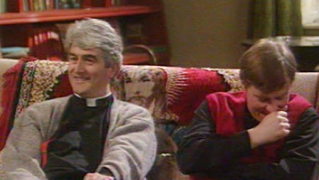 Father Jack Father Ted. after Father Jack drinks a