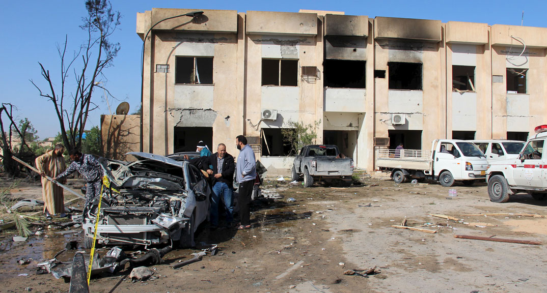 Libya bomb aftermath 
