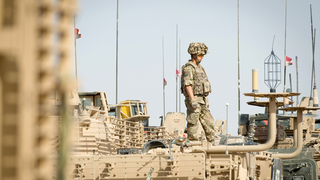 British troops end combat operations in Afghanistan