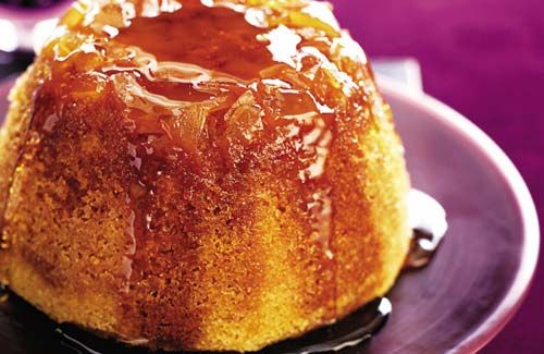 Ginger syrup steamed pudding recipe