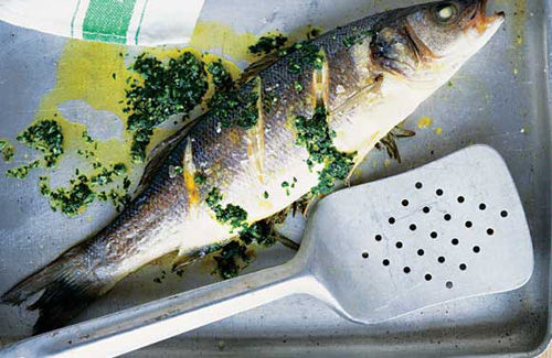 Bass recipes on the grille