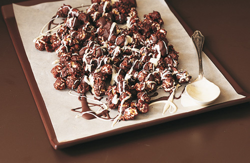 Chocolate popcorn recipes