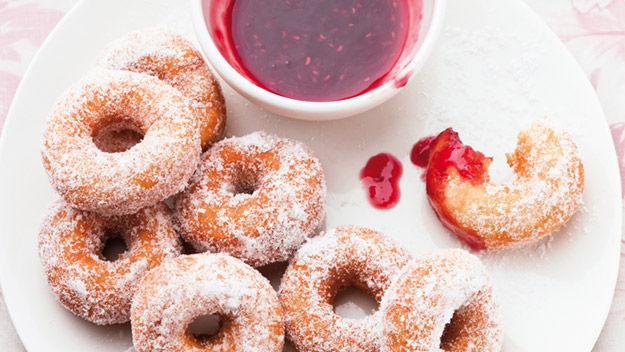 Yummy: Doughnuts with jam