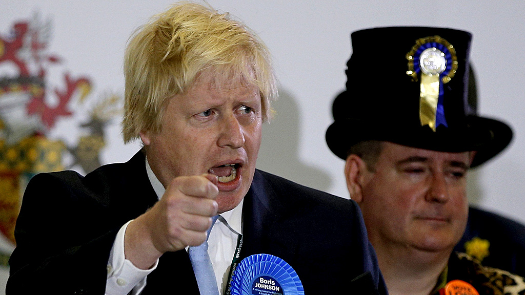 Boris Johnson speaks after winning his seat in Uxbridge (Reuters)