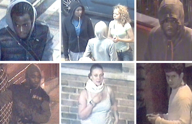 First CCTV pictures released of riot suspects