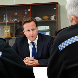 David Cameron has held an emergency session of Parliament on the London riots. 