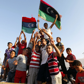 Libya kids - Reuters