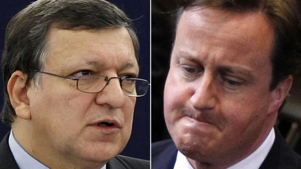 European Commission President Jose Manuel Barroso criticises the UK's approach to negotiations at last week's Brussels summit, saying British demands risked compromising the internal market. (Reuters)