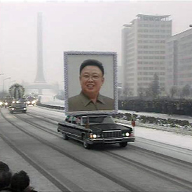 Snow and tears at Kim Jong-il's funeral (Reuters)