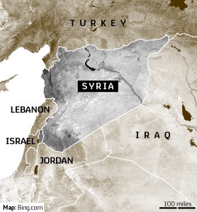 Syria and surrounding region