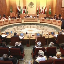 The emergency Arab League meeting on Saturday Nov 12 (Reuters)