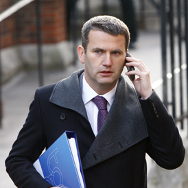 Phone hack solicitor Mark Lewis arrives at the Leveson inquiry (Reuters)