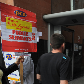 Members of the PCSU will be taking industrial action on 30 November. The TUC estimates up to 2 million people may be on strike (Getty)