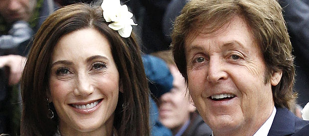 Sir Paul McCartney has married for the third time, exchanging vows with American heiress Nancy Shevell at Marylebone registry office. (Reuters)