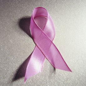 Pink breast cancer awareness ribbon (Getty)