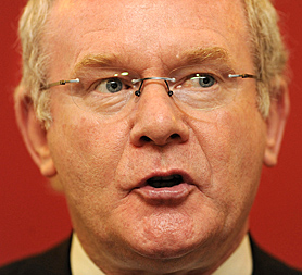 Martin McGuinness launches his bid for the Irish presidency (Image: Getty)