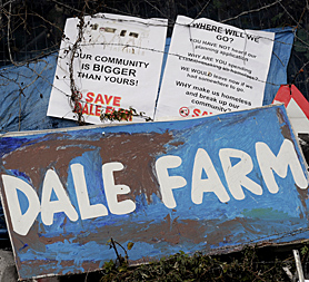 Dale Farm travellers face eviction on Monday (Image: Getty)