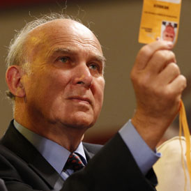 Business secretary Vince Cable who is calling for transparency over exective pay and perks (Reuters)