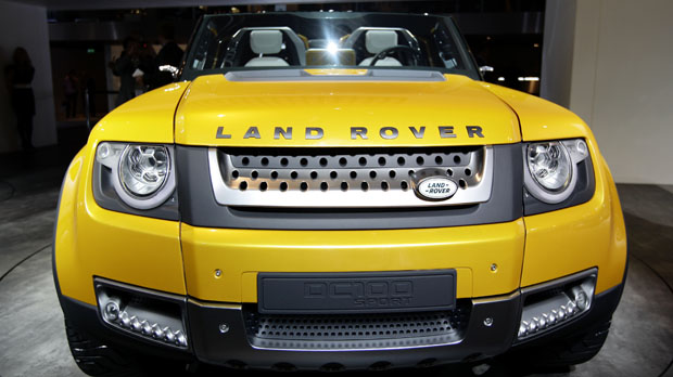 A Land Rover at the Frankfurt Motor Show as its maker Jaguar announces a Â£355m investment (Reuters)