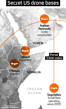 Graphic: Secret drone plan sees US expansion in Horn of Africa. 