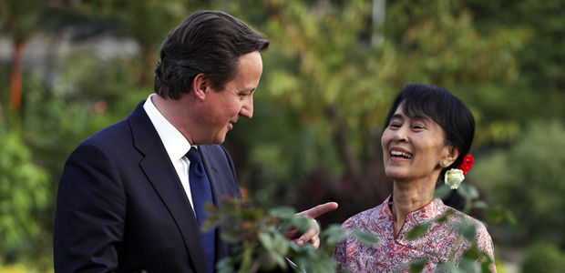 Cameron in historic visit to Burma