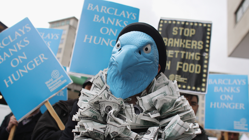 Shareholders revolt over Barclays bonus packages (Getty)