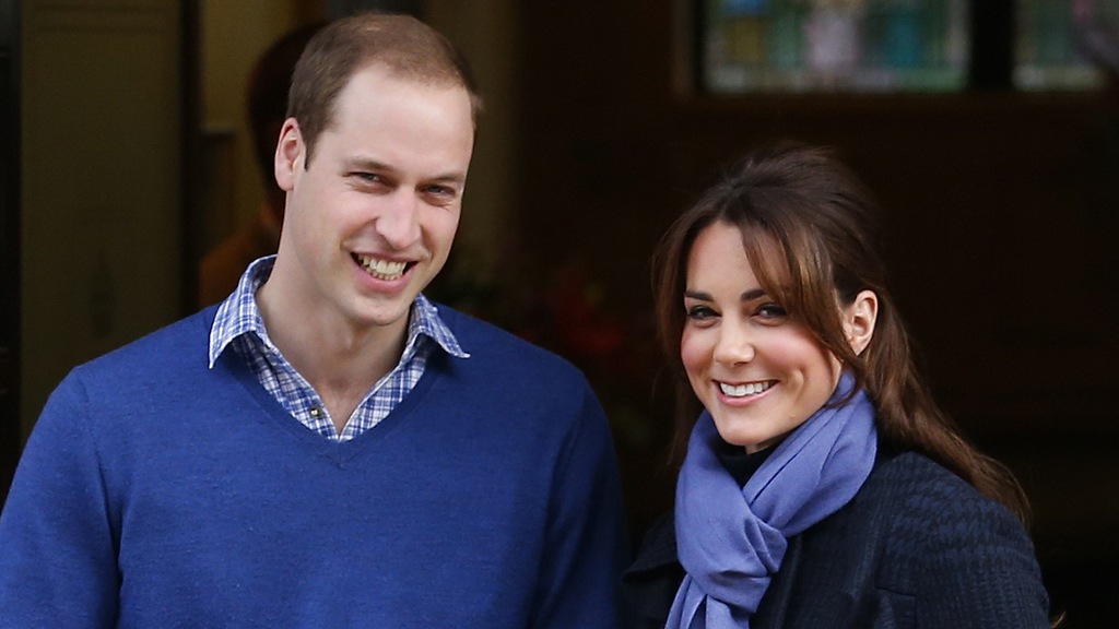 The Duchess and Prince William leave hospital