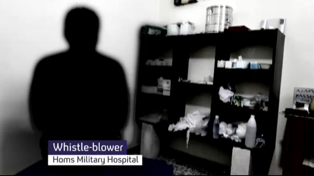 A Syrian whistleblower revealed torture taking place in state-run hopsitals