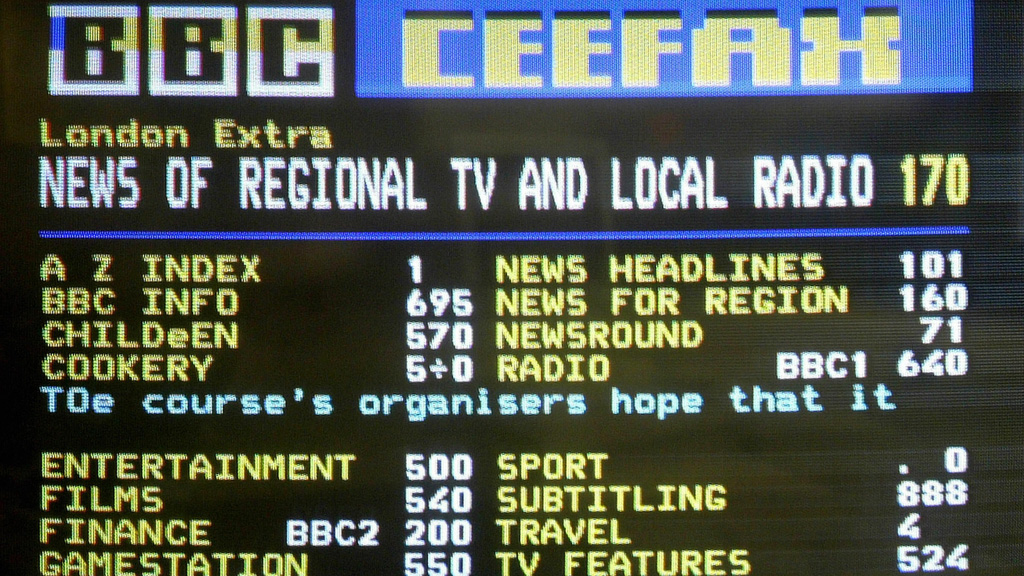 Teletext was invented during the development of subtitling for BBC programmes (Getty)