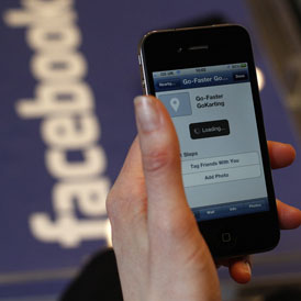 Facebook App on a mobile phone - Reuters