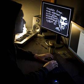 An Anonymous hacker
