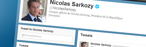 Nocolas Sarkozy on Twitter.