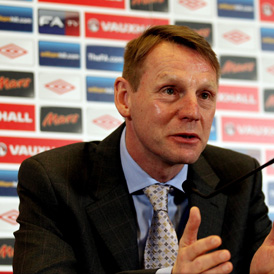 Stand-in England manager Stuart Pearce (Getty)