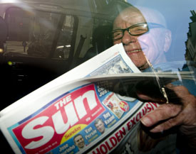 Rupert Murdoch has launched the first edition of the Sun on Sunday, attempting to fill the hole left by the loss of the News of the World. 
