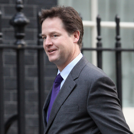 Deputy Prime Minister Nick Clegg has called for a 