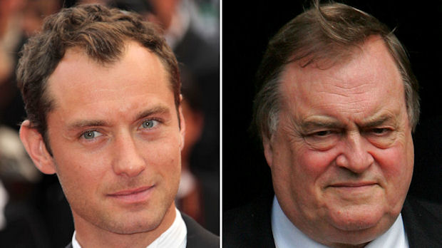 Former deputy PM John Prescott and actor Jude Law are among dozens of public figures who have settled damages claims in connection with News of the World phone hacking. (Getty)