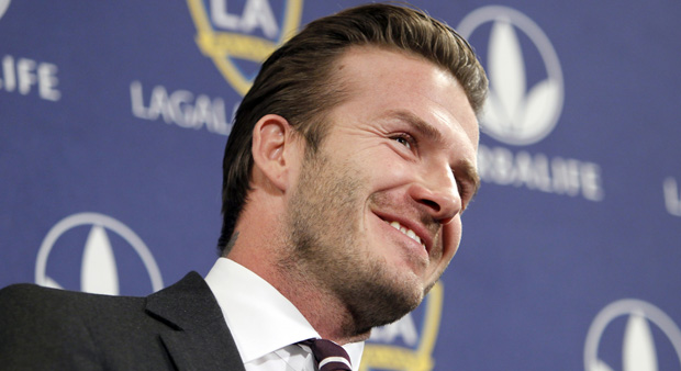 David Beckham announces he is re-signing with LA Galaxy for two years (Reuters.)