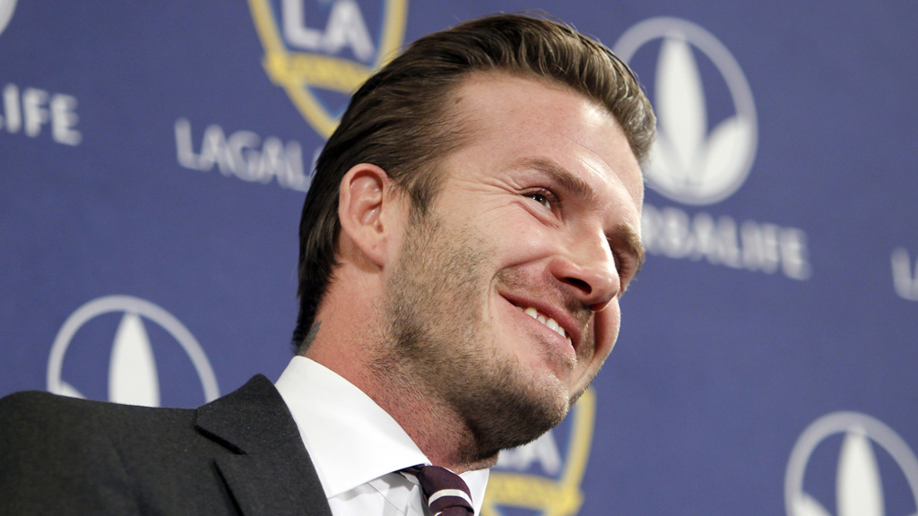 David Beckham is re-signing with La Galaxy for two years (Reuters.)