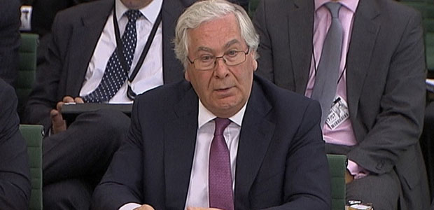 Sir Mervyn King rejects suggestions that pressure was put on banks to misreport their lending rates, but admits pushing for Bob Diamond's resignation as Barclays chief executive (Reuters)