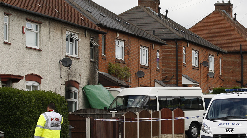 The house in Derby where six children died in a fire (Reuters)