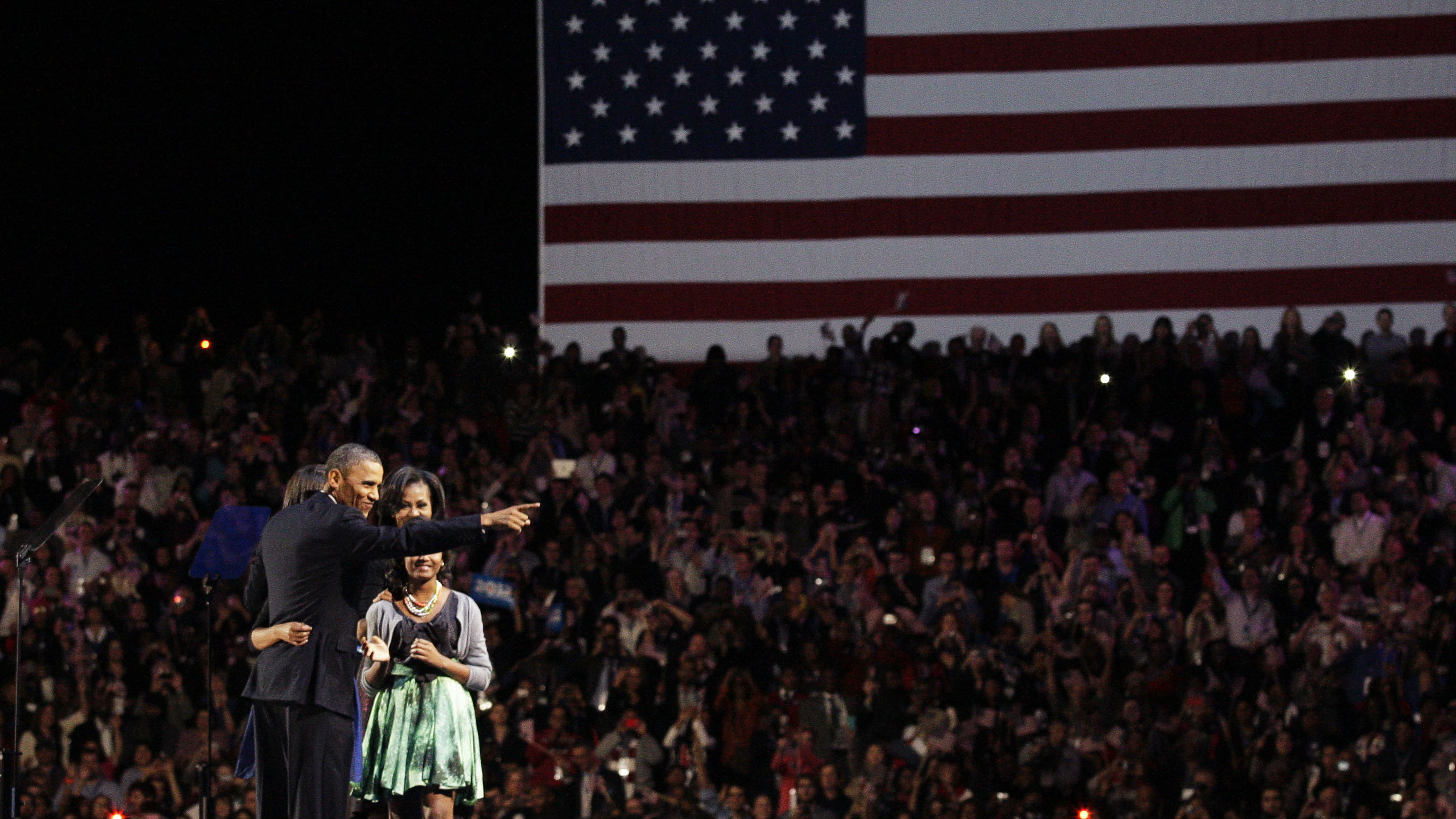 Obamas in Chicago (getty)