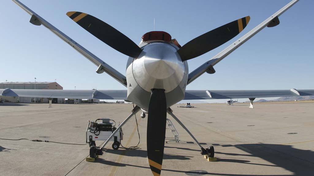 Iran fires at US drone in international airspace.