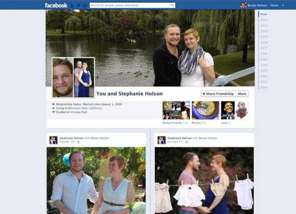 Cute or cringe? Facebook's new couple pages (Facebook)