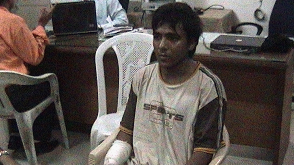 Kasab in court (Reuters)