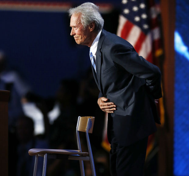 Mitt Romney and his team found themselves spinning wildly for a few days as well during the Republican Convention when Clint Eastwood delivered a perplexing monologue to an empty chair for almost 12 c