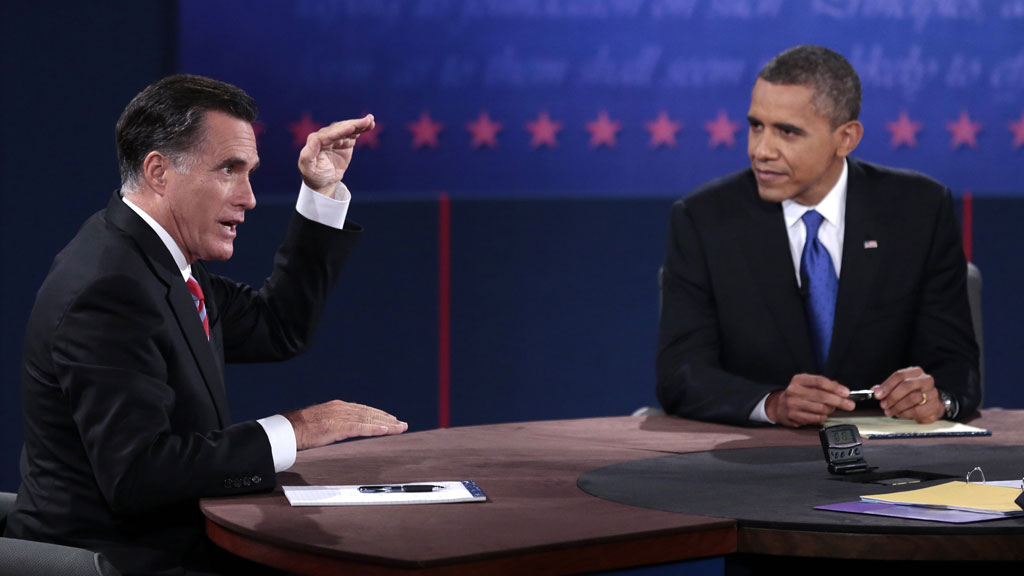 Obama and Romney final debate (reuters)