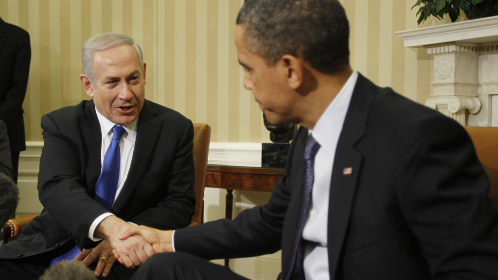 Israeli Prime Minister Binyamin Netanyahu meets President Obama (Reuters)