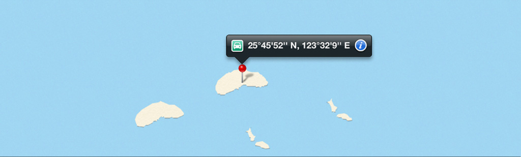 Apple Maps Islands