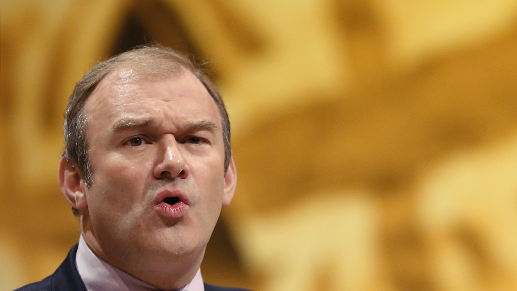 Ed Davey in conversation with Gary Gibbon (reuters)