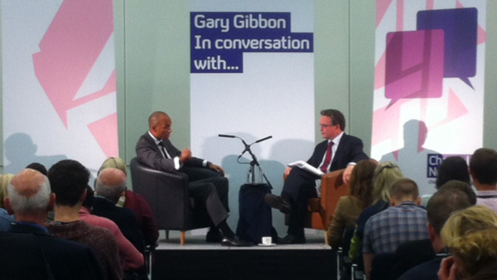 Gary Gibbon in conversation with Chuka Umunna